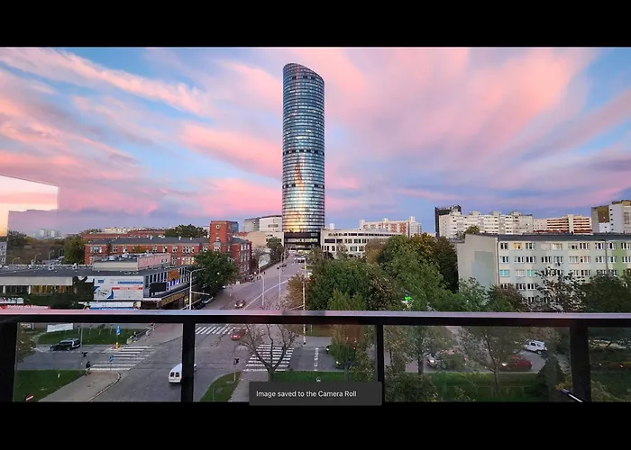 شقة Z Widokiem Na Sky Tower *